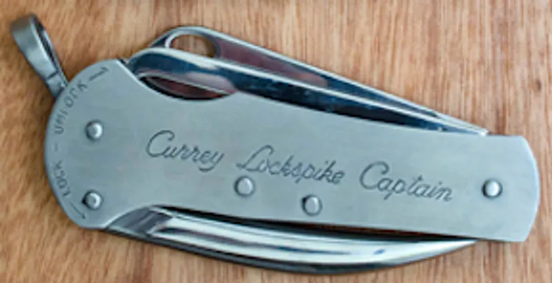 Riggekniv  med og uten merlepren